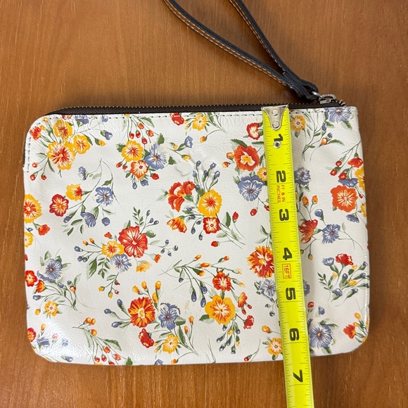 PATRICIA NASH Leather Cassini Mini Flower Meadows Print Medium Wristlet Clutch - Picture 5 of 11